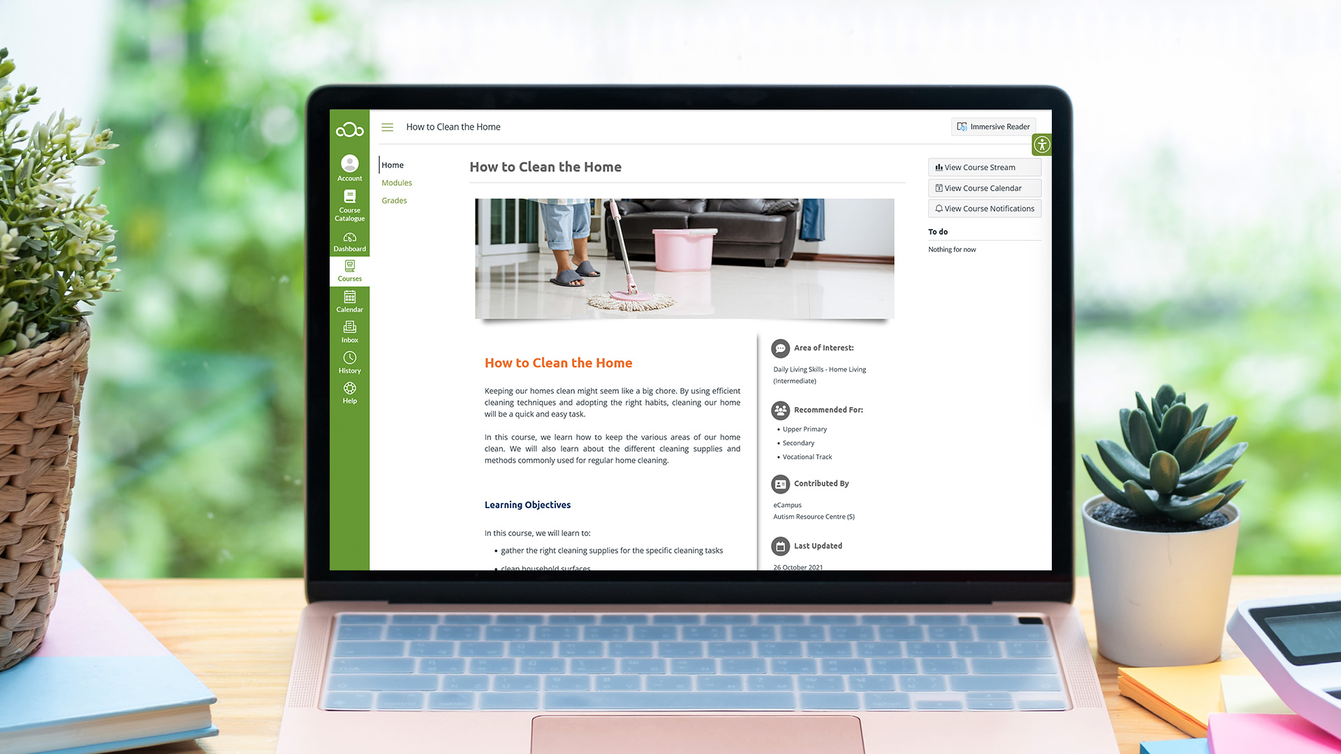 How to Clean the Home Course